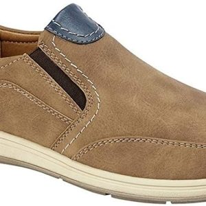 Tan Brown Slip-on Loafer