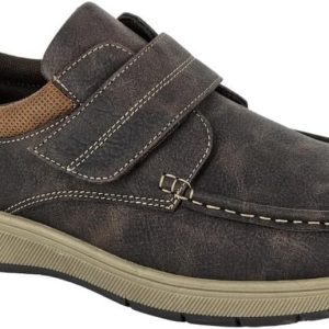 Brown Stitched Casual Shoes